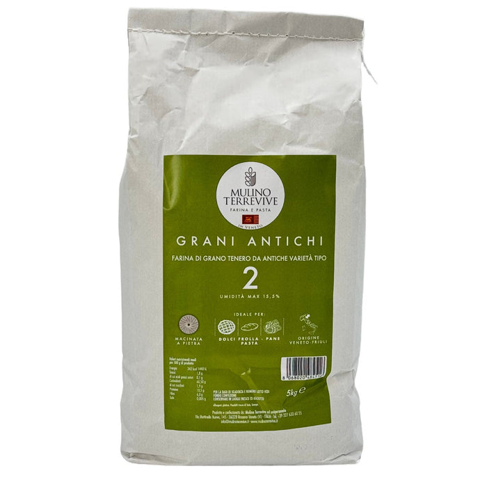 Ancient Grains Soft wheat flour from ancient type 2 varieties