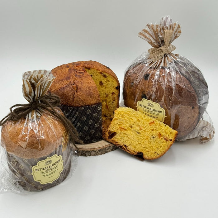 Panettone tradizionale con arancia canditi e uvetta  -  Bottega Bianchin - vaigustando