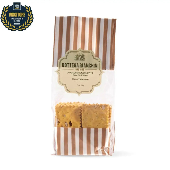 Selezione 5 crackers assortiti senza lievito in confezioni da 150g  -  Bottega Bianchin - vaigustando