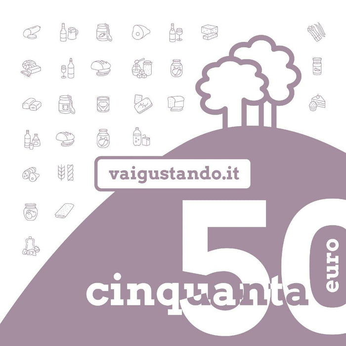 Buono Regalo 50 €  -  Vaigustando.it - vaigustando